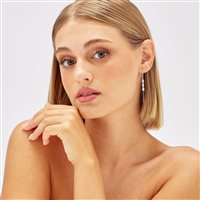 Einzelner Ohrring Brosway Dame FANCY INFINITE WHITE in Silber FIW24 - FIW24